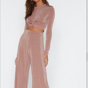 Nasty gal formal two piece set